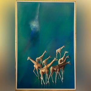 Artist is Kelly Fearing. Original signed piece with frame.